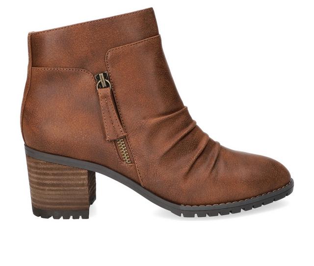 Women's Bella Vita Janita Booties in Tan color