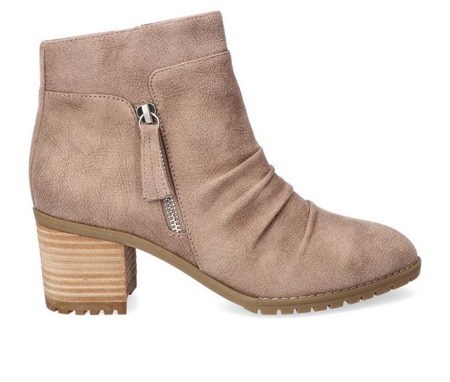 Women's Bella Vita Janita Booties in Taupe color