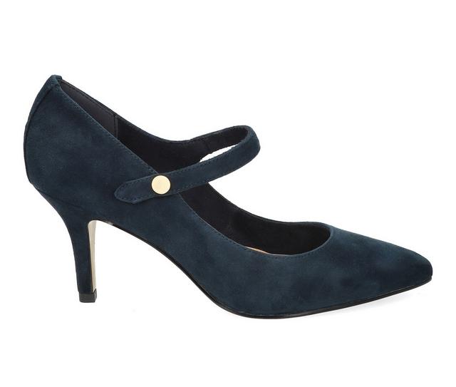 Women's Bella Vita Lainey Pumps in Navy Kidsuede color