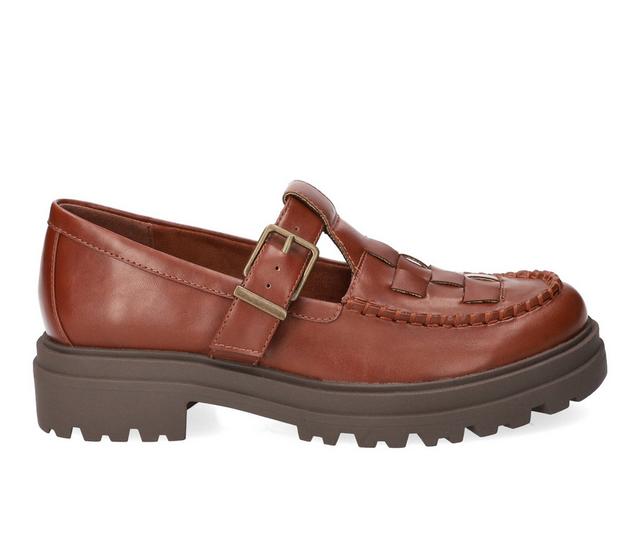Women's Bella Vita Makell Loafers in Dark Tan color