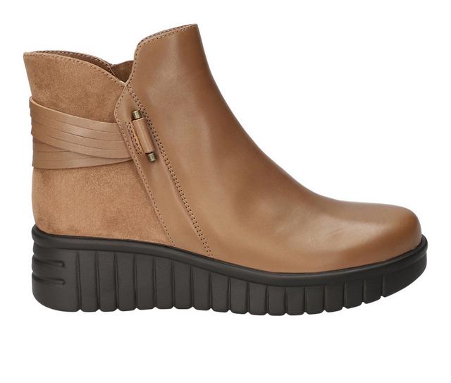 Women's Bella Vita Sueann Booties in Saddle color