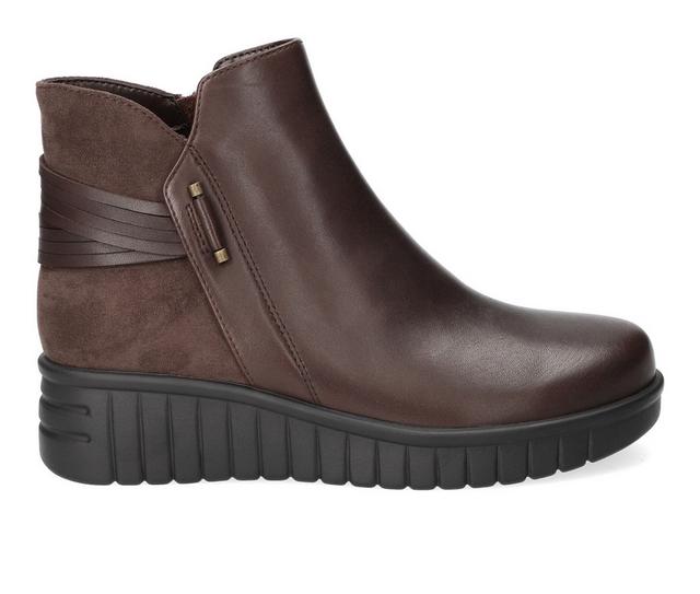Women's Bella Vita Sueann Booties in Brown color