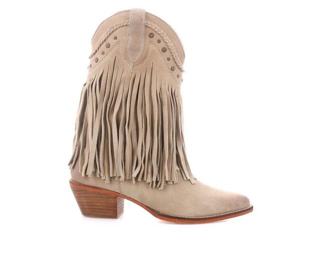 Women's ROAN by BED STU Setup Western Boots in Bone color