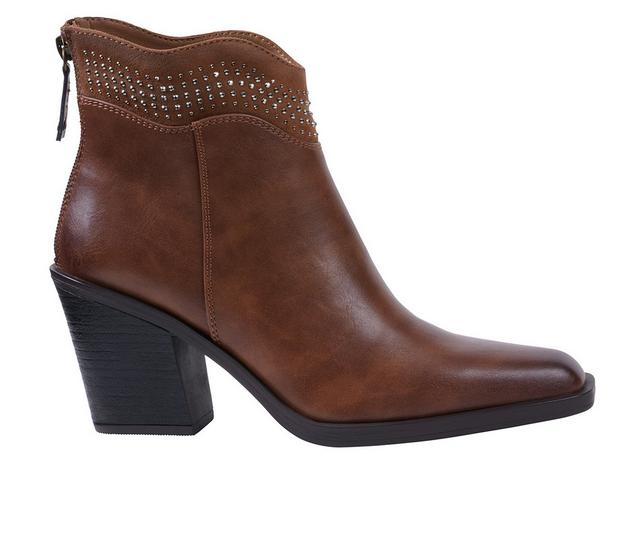 Women's GC Shoes Dawn Booties in Cognac color