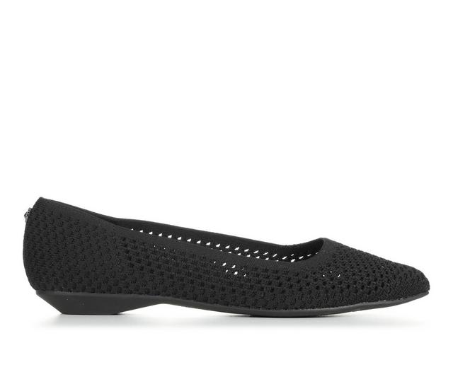 Women's Anne Klein Olexia Flats in Black color