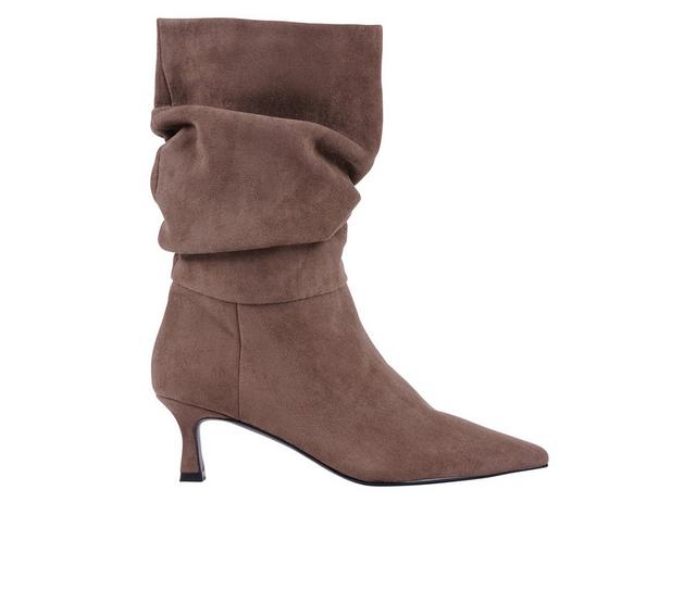 Women's GC Shoes Gina Mid Calf Boots in Taupe color
