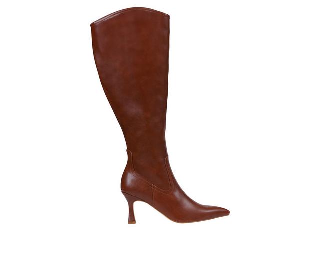 Women's GC Shoes Vanessa Knee High Boots in Cognac color