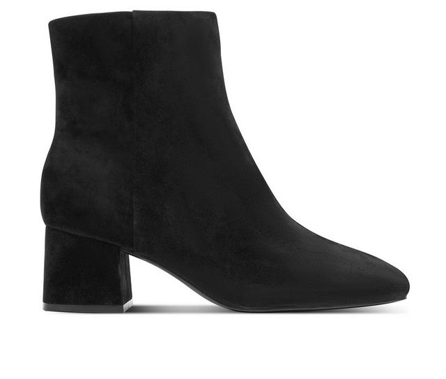 Women's Rockport Oaklei Booties in Black Suede color