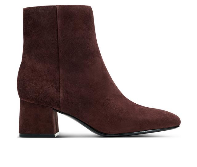 Women's Rockport Oaklei Booties in Dark Wine color