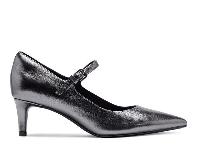 Women's Rockport Total Motion Chase Pumps in Pewter color