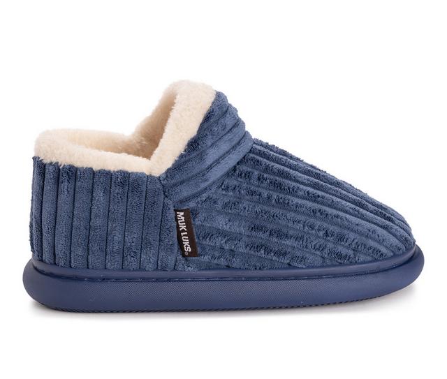 MUK LUKS Aveline Slippers in Blue color