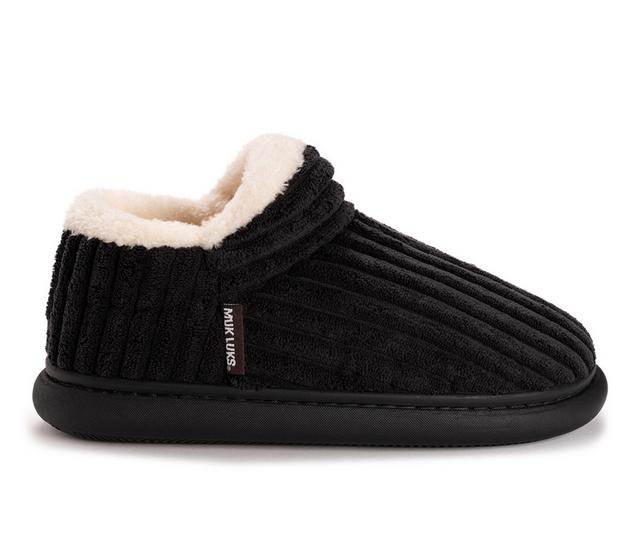 MUK LUKS Aveline Slippers in Black color