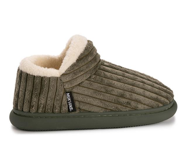 MUK LUKS Aveline Slippers in Olive color