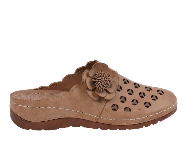 Women's GC Shoes Marisol Mules in Tan color