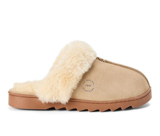 Dearfoams Helena Slippers in Sand color