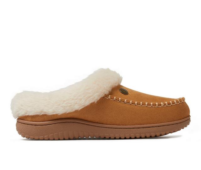 Dearfoams Atley Slippers in Whiskey color