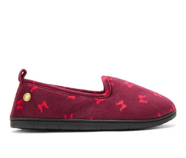 Dearfoams Rachel Slippers in Cordovan color