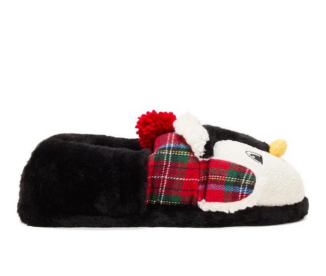 Dearfoams Critter Closed Back Slippers in Black color