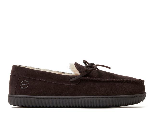 Dearfoams Douglas Slippers in Coffee color