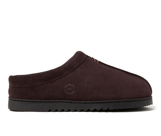 Dearfoams Dean Slippers in Coffee color