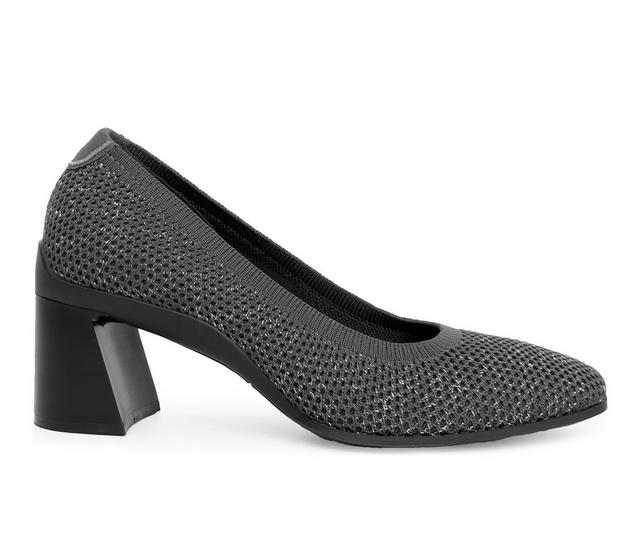 Women's Aerosoles Casanna Pumps in Gunmetal Knit color