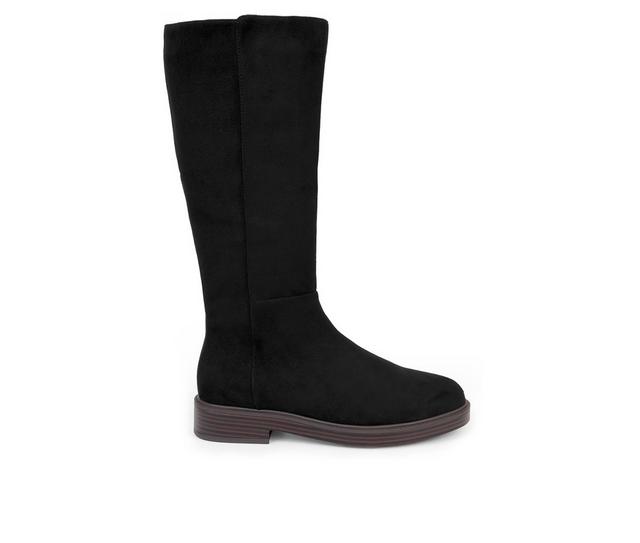 Women's Aerosoles Prue Knee High Boots in Black Shearling color