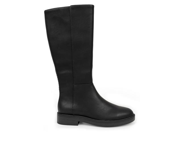 Women's Aerosoles Prue Knee High Boots in Black Burnish color