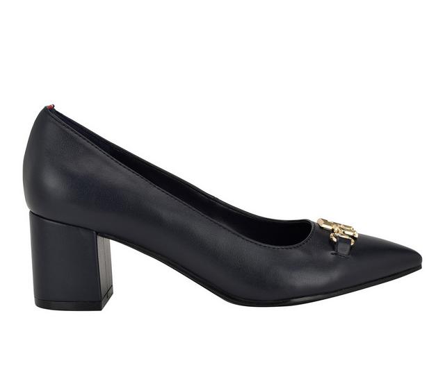 Women's Tommy Hilfiger Nanya Pumps in Dark Blue color