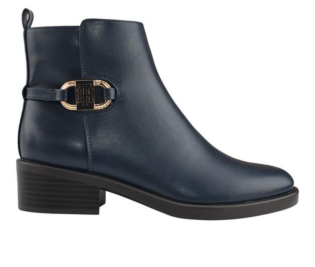 Women's Tommy Hilfiger Imiera Booties in Dark Blue color