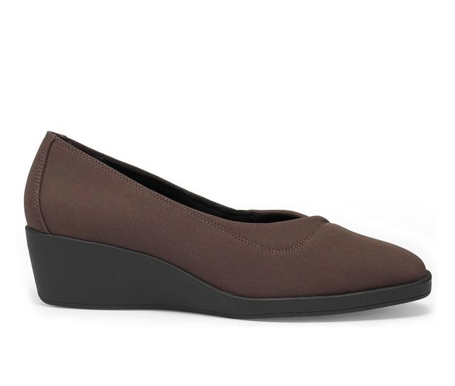 Women's Aerosoles Taka Pumps in Fango Stretch color