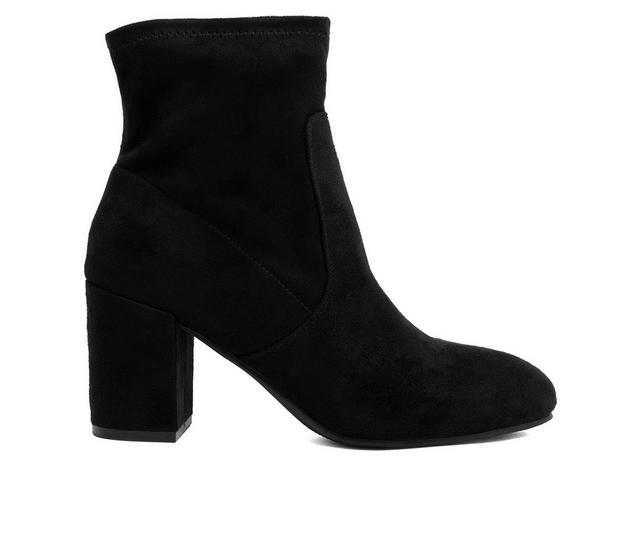 Women's Sugar Itsie Booties in Black Micro color