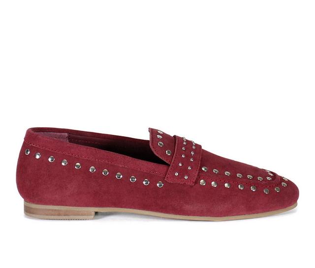 Women's DIBA TRUE Can Yon Loafers in Deep Cherry color