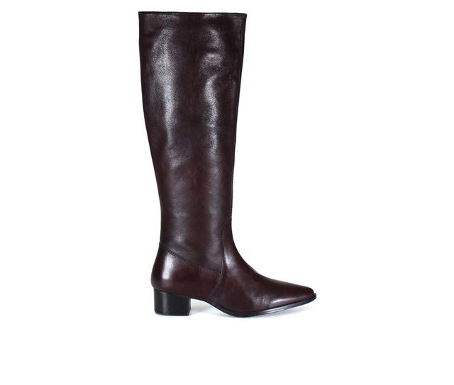 Women's DIBA TRUE Dig Ital Knee High Boots in Deep Cherry color