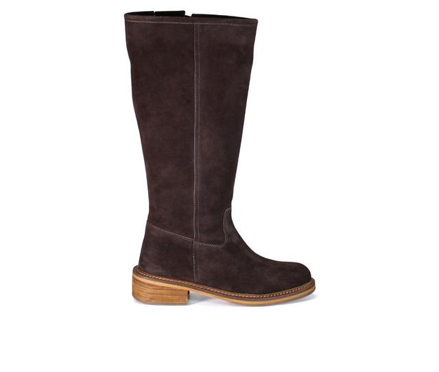 Women's DIBA TRUE Keep Em Knee High Boots in Cocoa color