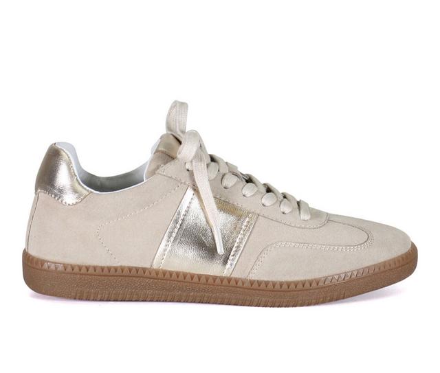 Women's DIBA TRUE This Tle Sneakers in Shell/Platino color