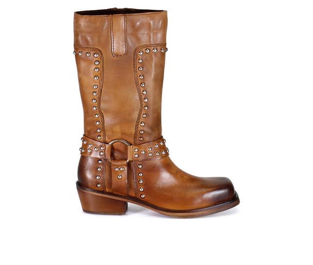 Women's DIBA TRUE Val Uable Western Boots in Tan color