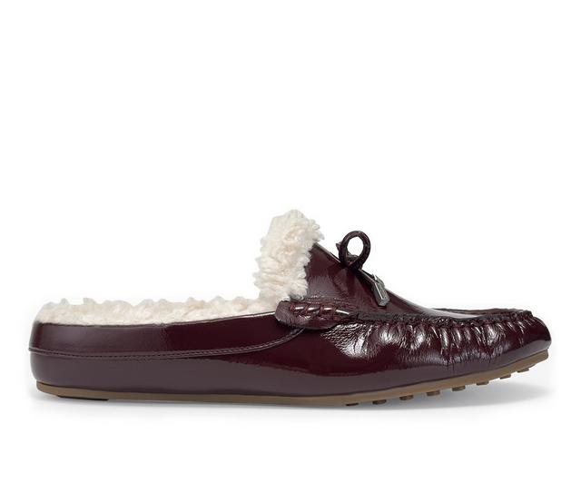 Women's Aerosoles Dafina Flats in Merlot Sherling color
