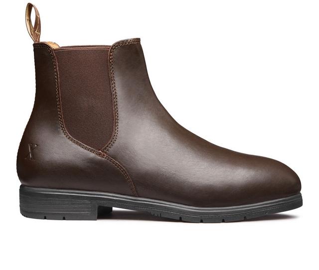 Women's Xena Valence Work Bootie Work Boots in Chestnut Brown color