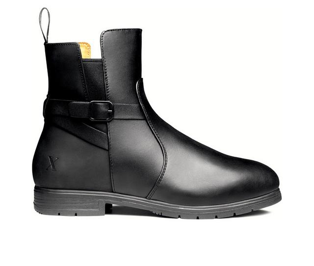 Women's Xena Fusion Work Bootie Work Shoes in Midnight Black color