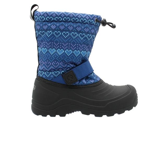 Northside Frosty II Girls Winter Boots in Navy/Lilac color