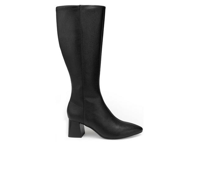 Women's Aerosoles Eliel Boots in Black Pebbled color