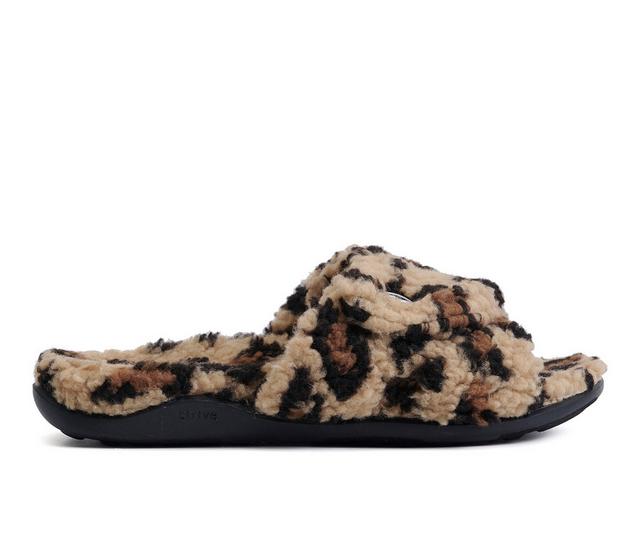 Strive Zoey Slippers in Leopard color