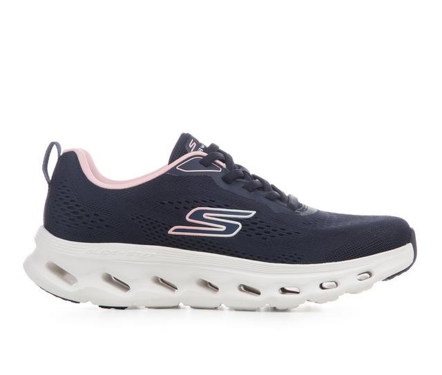 Women's Skechers Go 125145 Go Walk Glidestep 2.0 Walking Shoes in Navy/Pink color