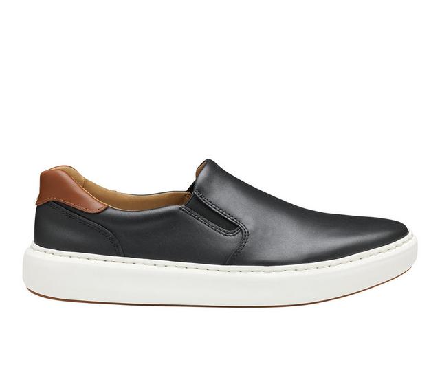 Men's Johnston and Murphy Anders Slip-On Slip-On Shoes in Black color