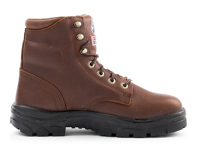 Men's STEEL BLUE Argyle Work Boot Work Boots in Oak St color