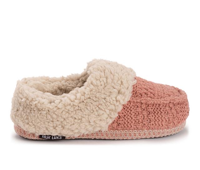 MUK LUKS Moselle Slipper Slippers in Petal color