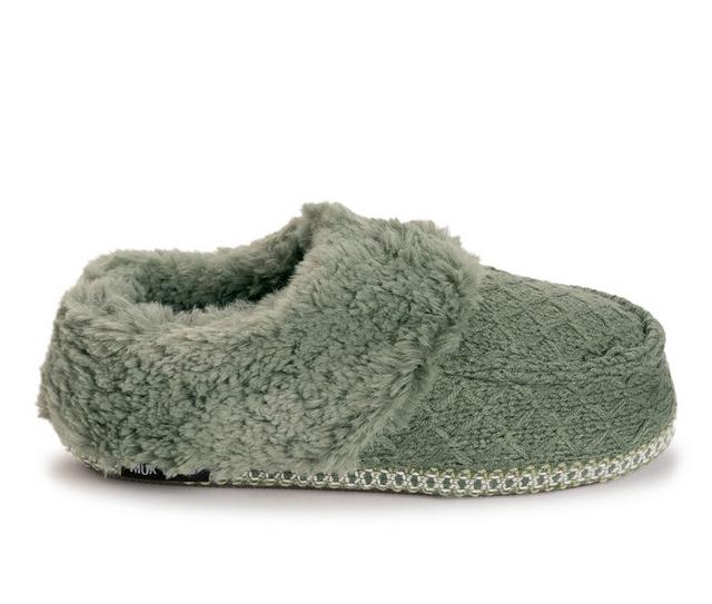 MUK LUKS Moselle Slipper Slippers in Olive Dream color