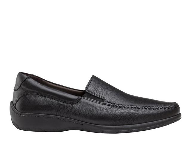 Men's Johnston and Murphy Crawford Venetian Loafer in Black color