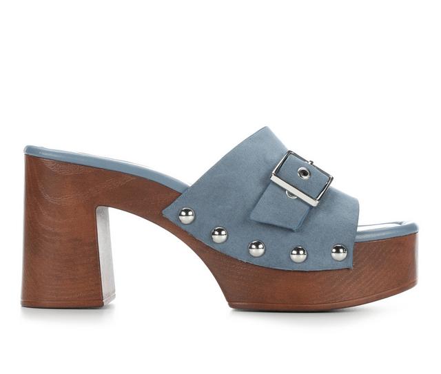 Women's RM by Rebecca Minkoff Jade Dress Sandals in Light Blue color