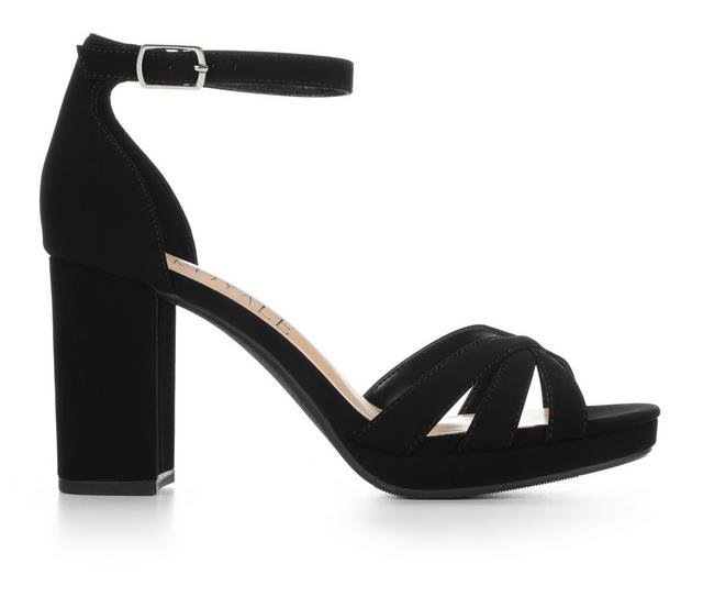 Women's Christina Royale Mattie Dress Sandals in Black Nub color